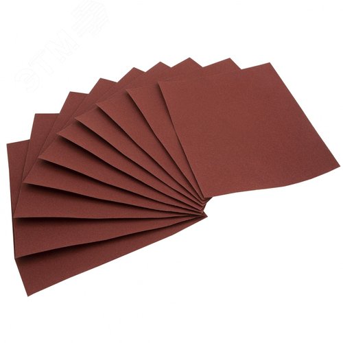 Изображение товара Шлифлист на бумажной основе, P 100, 230 х 280 мм, 10 шт., влагостойкий (шт)