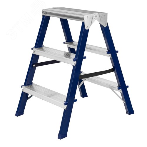 Изображение товара Стремянка двусторонняя 3ст., стальная, Россия (шт)