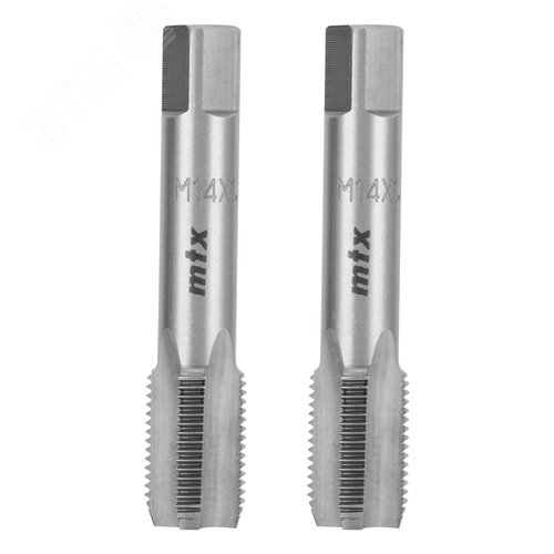 Изображение товара Метчик ручной М14 х 1,25 мм, комплект из 2 шт. (шт)