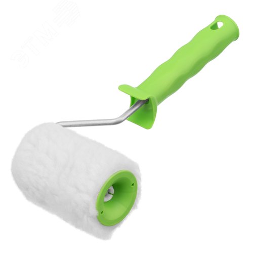 Изображение товара Валик малярный Материал валика - натуральный мех. Длина, мм - 100. Диаметр, мм - >=48 <=50. Диамет рпосадочный, мм - 6. (шт)