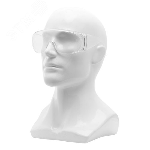 Изображение товара Очки защитные открытого типа, прозрачные, ударопрочный поликарбонат (шт)