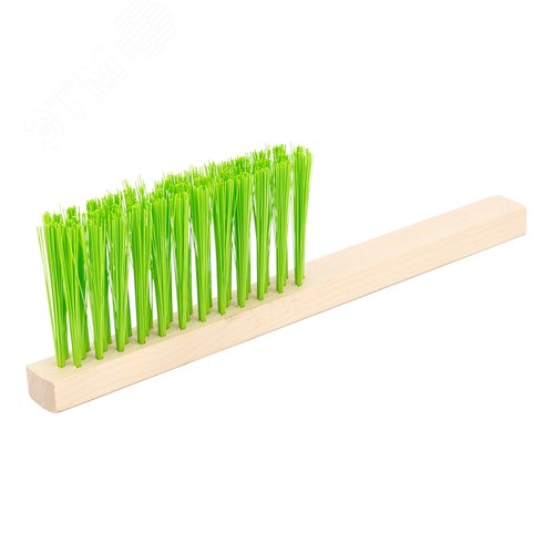 Изображение товара Щетка-сметка 3-рядная, 280 мм, деревянная ручка (шт)