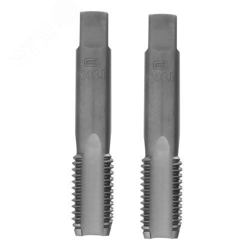 Изображение товара Метчик ручной М24 х 3,0 мм, комплект из 2 шт. (шт)