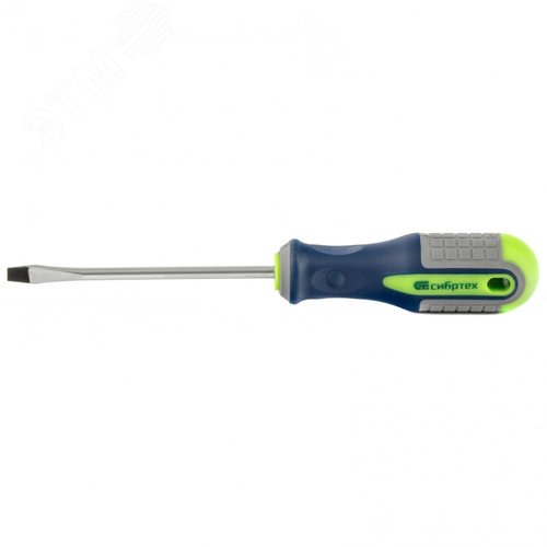 Изображение товара Отвертка, SL5,0х100 мм, CrV, 3к рукоятка (шт)