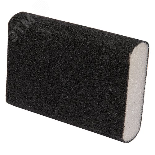 Изображение товара Губка для шлифования, 100 х 70 х 25 мм, овал, средняя жесткость, P60 (шт)