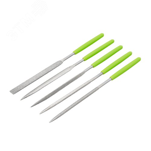 Изображение товара Набор надфилей алмазных, 140х70х3, 5 шт. (шт)