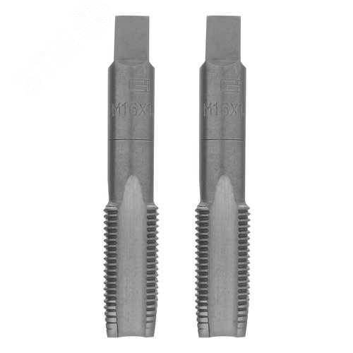 Изображение товара Метчик ручной М16 х 1,5 мм, комплект из 2 шт. (шт)