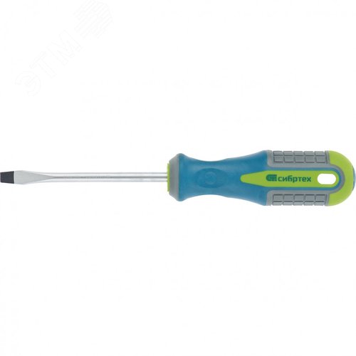 Изображение товара Отвертка, SL4,0х100 мм, CrV, 3к рукоятка (шт)