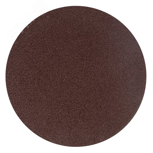 Круг абразивный на ворсовой подложке под липучку, P 80, 125 мм, 10 шт. - фото 1