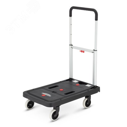 Изображение товара Тележка платформенная складная, алюминий, сталь, пластик, грузоподъемность 137кг (шт)