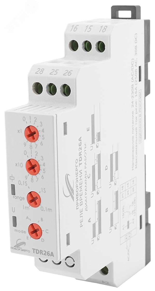 Изображение товара Реле времени TDR26A микропроцессорное для автоматизации управление