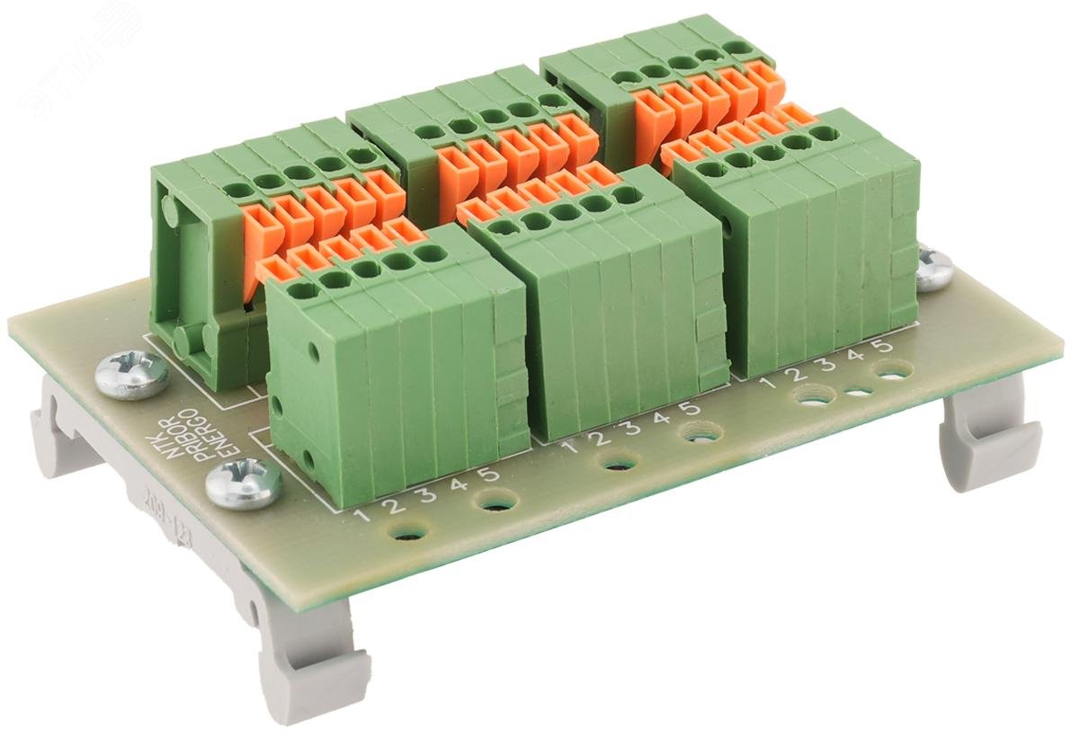 Изображение товара Разветвитель интерфейса RS-485/422 ПР-6 DIN IP00 (без корпуса) (шт)