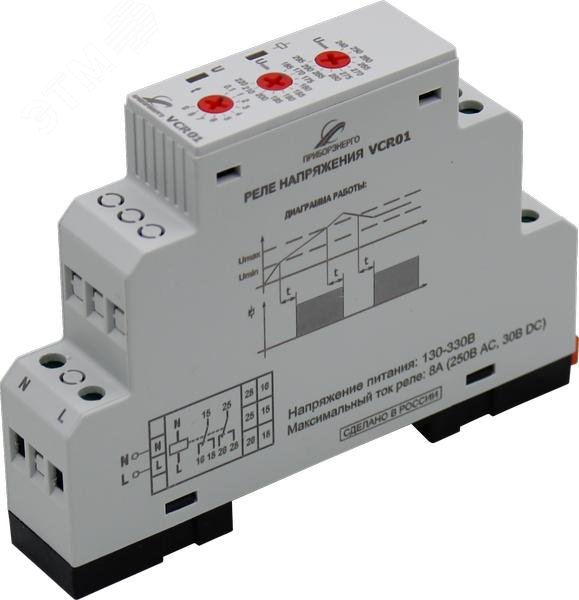 Изображение товара Реле контроля напряжения VCR01 для защиты оборудования