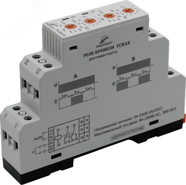 Изображение товара Циклическое реле времени TCR15 для автоматизации и управления цепями