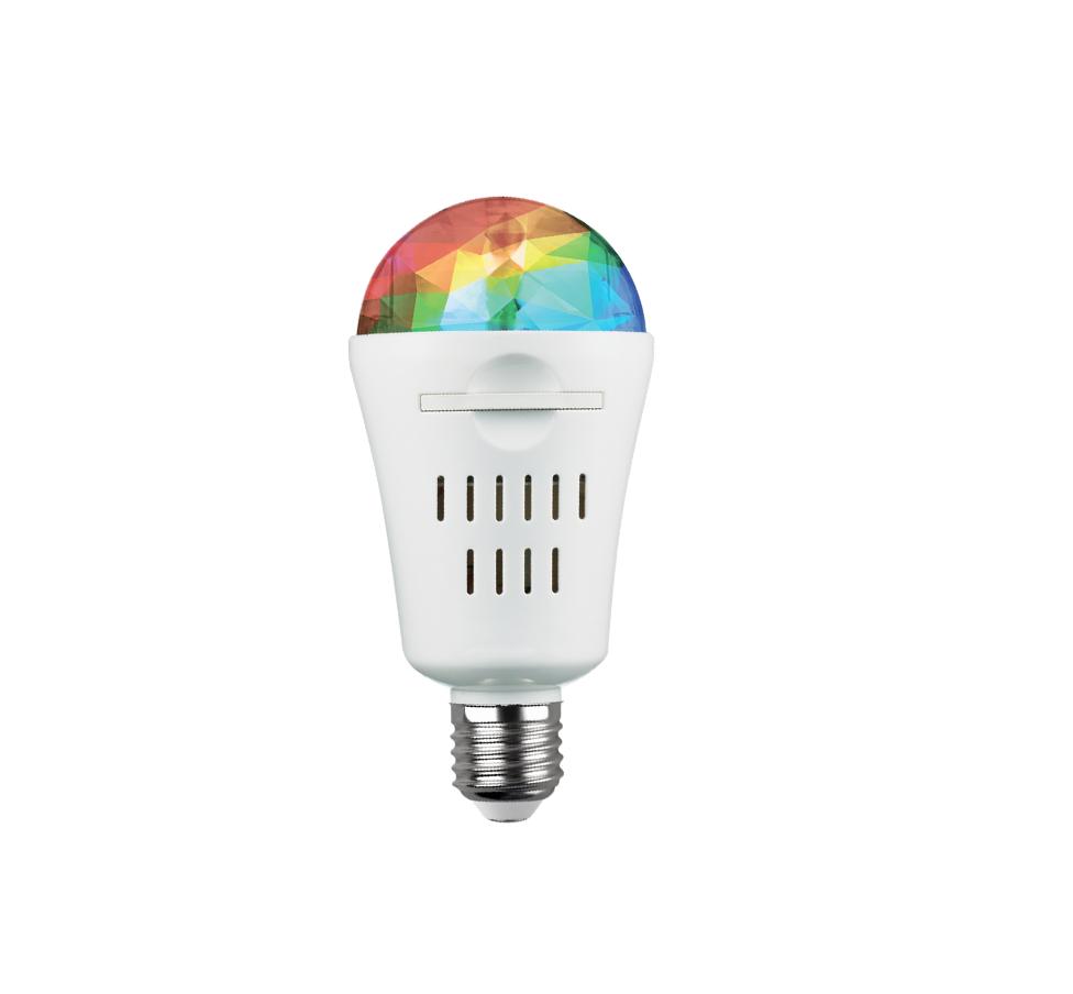 Лампа светодиодная проекционная DISCO RGB со сменными тематическими картинками 4Вт E27 32453 9 REV