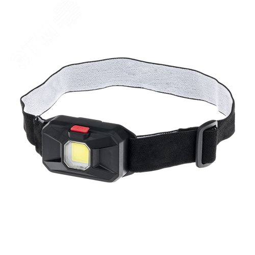 Фонарь налобный, на батарейках, сверхлегкий, 3Вт, 3хАА,, Ritter - фото 1