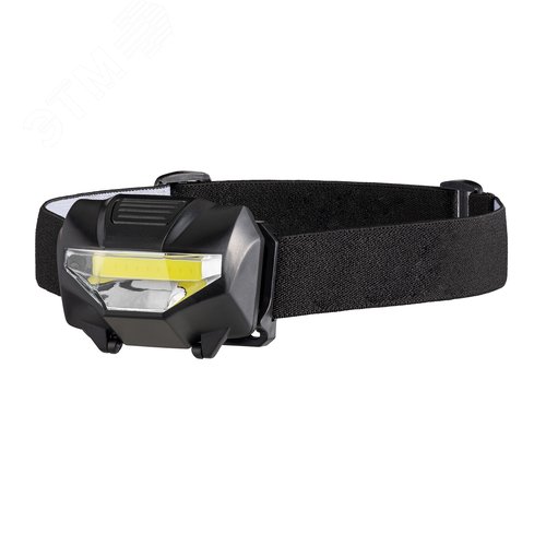 Фонарь налобный, на батарейках, регулируемый ремень, 3Вт, 3хААА - фото 1