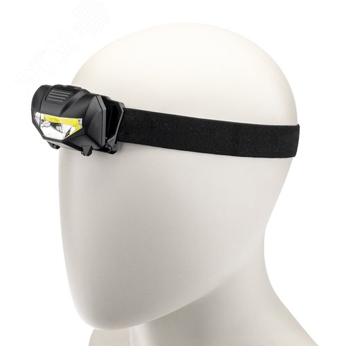 Фонарь налобный, на батарейках, регулируемый ремень, 3Вт, 3хААА - фото 2