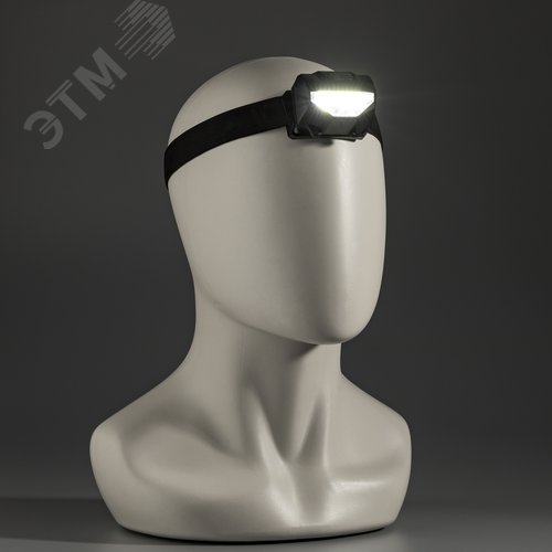 Фонарь налобный, на батарейках, регулируемый ремень, 3Вт, 3хААА - фото 8