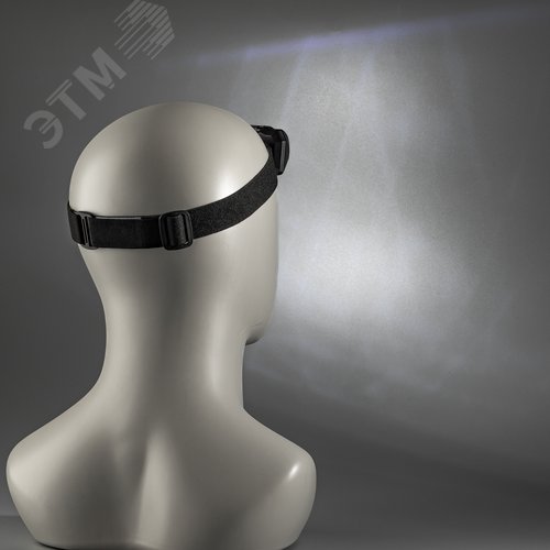 Фонарь налобный, на батарейках, регулируемый ремень, 3Вт, 3хААА - фото 9