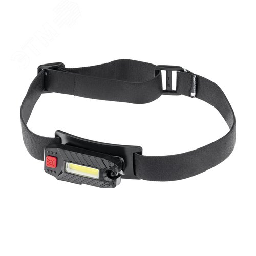 Фонарь налобный, аккумуляторный, вращается в двух плоскостях, регулируемый ремень, литиевый аккумулятор, 3Вт,, Ritter - фото 1