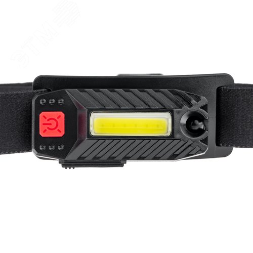 Фонарь налобный, аккумуляторный, вращается в двух плоскостях, регулируемый ремень, литиевый аккумулятор, 3Вт,, Ritter - фото 5