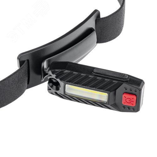 Фонарь налобный, аккумуляторный, вращается в двух плоскостях, регулируемый ремень, литиевый аккумулятор, 3Вт,, Ritter - фото 6