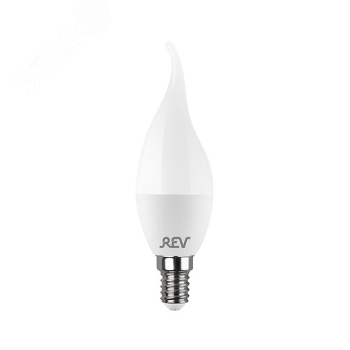 Лампа светодиодная, свеча на ветру, FC37, 11Вт, E14, 2700K, 880Лм, 230В - фото 1