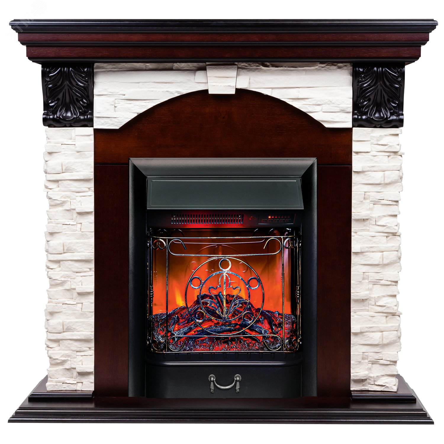 Изображение товара Каминокомплект DUBLIN LUX с дистанционным управлением 1500 Вт