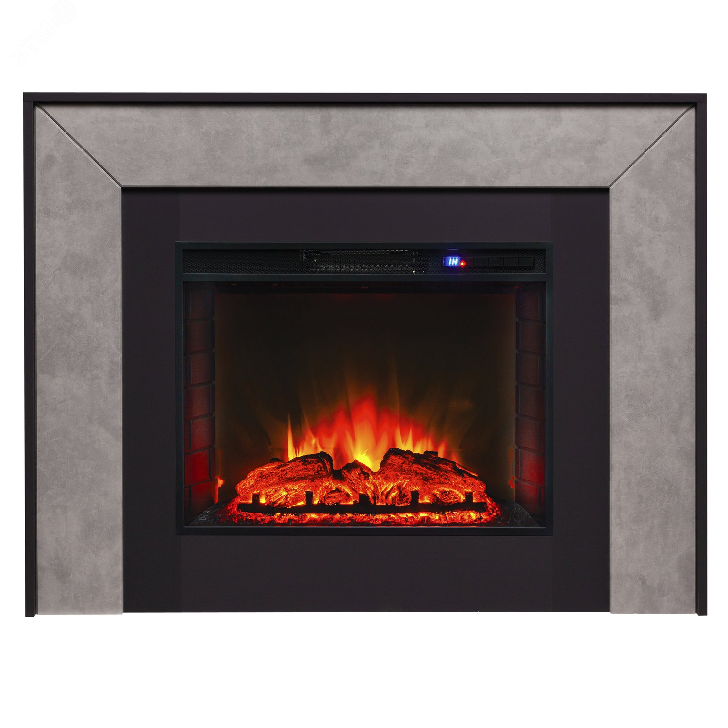 Изображение товара Каминокомплект напольный дистанционное управление 923/1185/370, 1500 Вт цвет графит софт (Комплект)