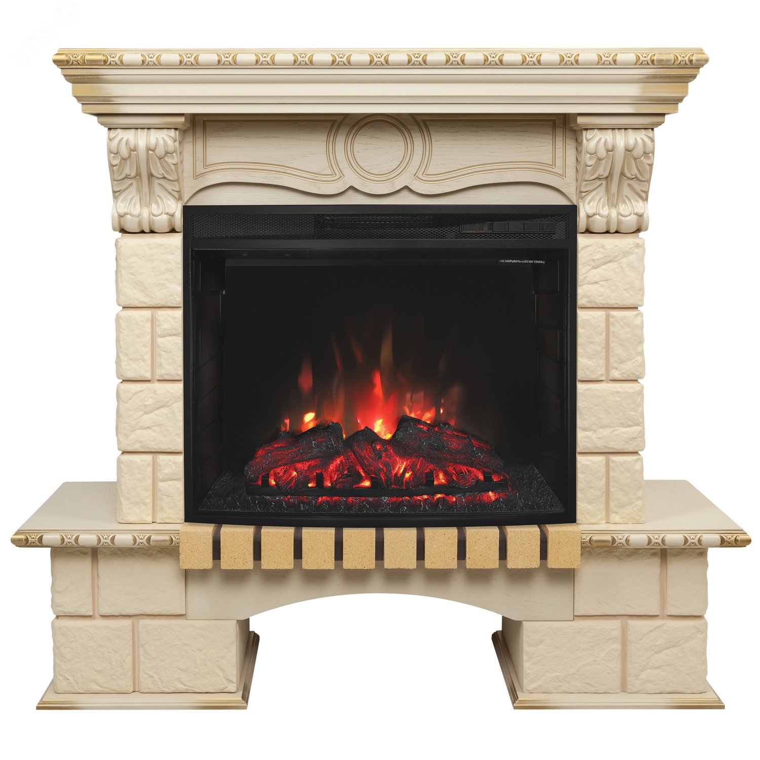 Изображение товара Каминокомплект BOLERO 25.5 WT + EVRIKA 25.5 с дистанционным управлением