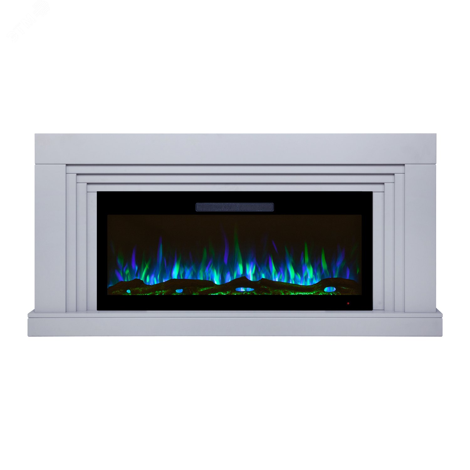 Изображение товара Каминокомплект напольный с дистанционным управлением 1500 Вт серый