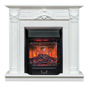 Изображение товара Каминокомплект напольный дистанционное управление 960/1010/390, 1500 Вт цвет айвори (Комплект)