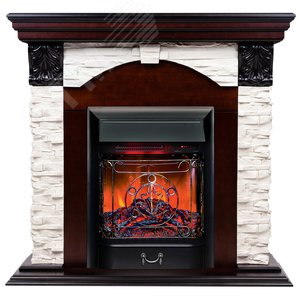 Изображение товара Каминокомплект напольный дистанционное управление 970/1040/370, 1500 Вт цвет античный дуб (Комплект)