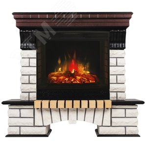 Изображение товара Каминокомплект напольный дистанционное управление 1085/1200/435, 1500 Вт цвет античный дуб (Комплект)