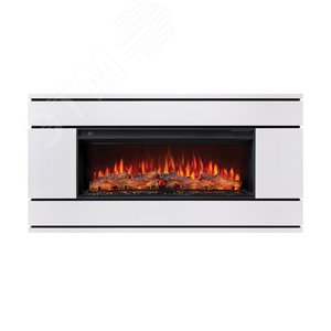 Изображение товара Каминокомплект напольный дистанционное управление 860/1745/320, 1600 Вт цвет белый (Комплект)