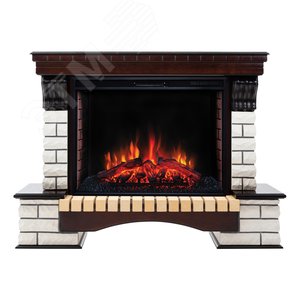 Изображение товара Каминокомплект напольный дистанционное управление 1090/1490/430, 1700 Вт цвет античный дуб (Комплект)