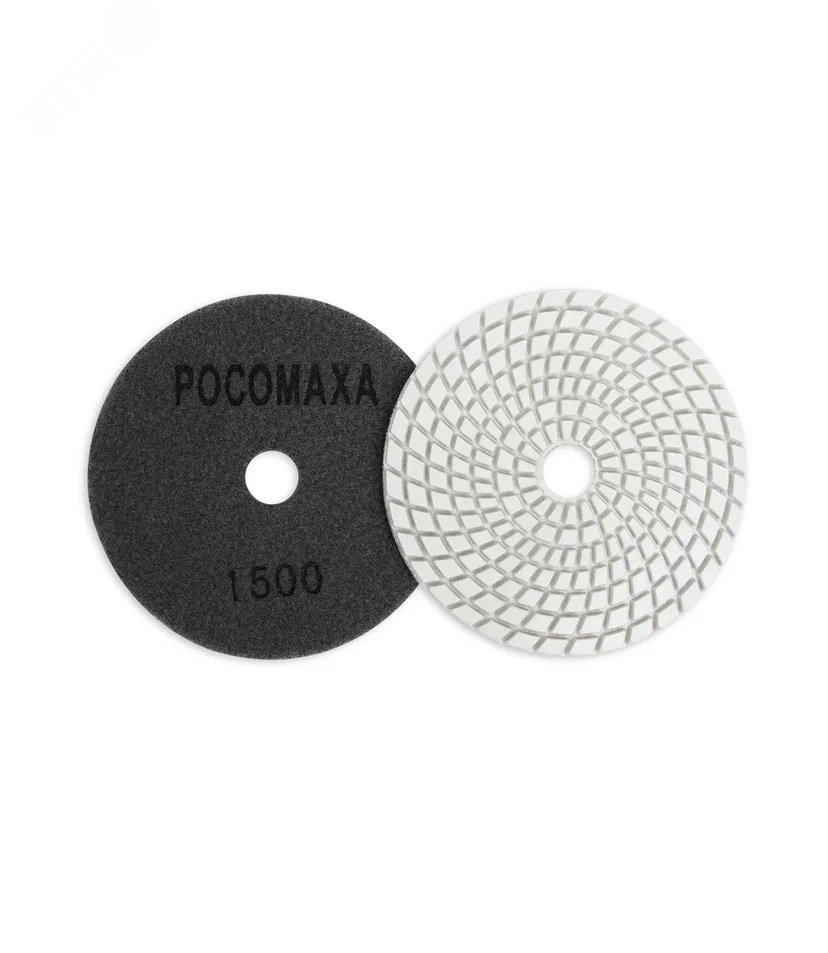 Изображение товара Круг алмазный гибкий шлифовальный 100 мм зерно 1500 мокрая шлифовка Росомаха