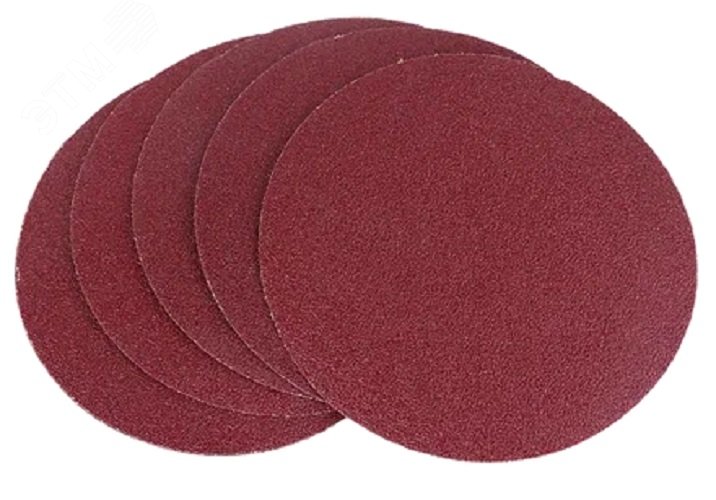 Изображение товара Круг шлифовальный под липучку 125 мм зерно 60 5 шт уп