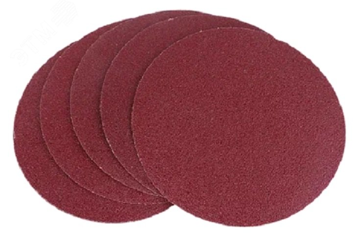 Изображение товара Круг шлифовальный под липучку 125 мм зерно 320 5 шт РОСОМАХА
