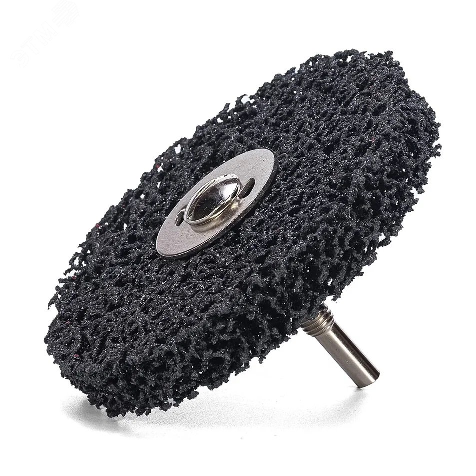 Изображение товара Круг коралловый зачистной на дрель 100 мм Росомаха универсальный грубый 40-60