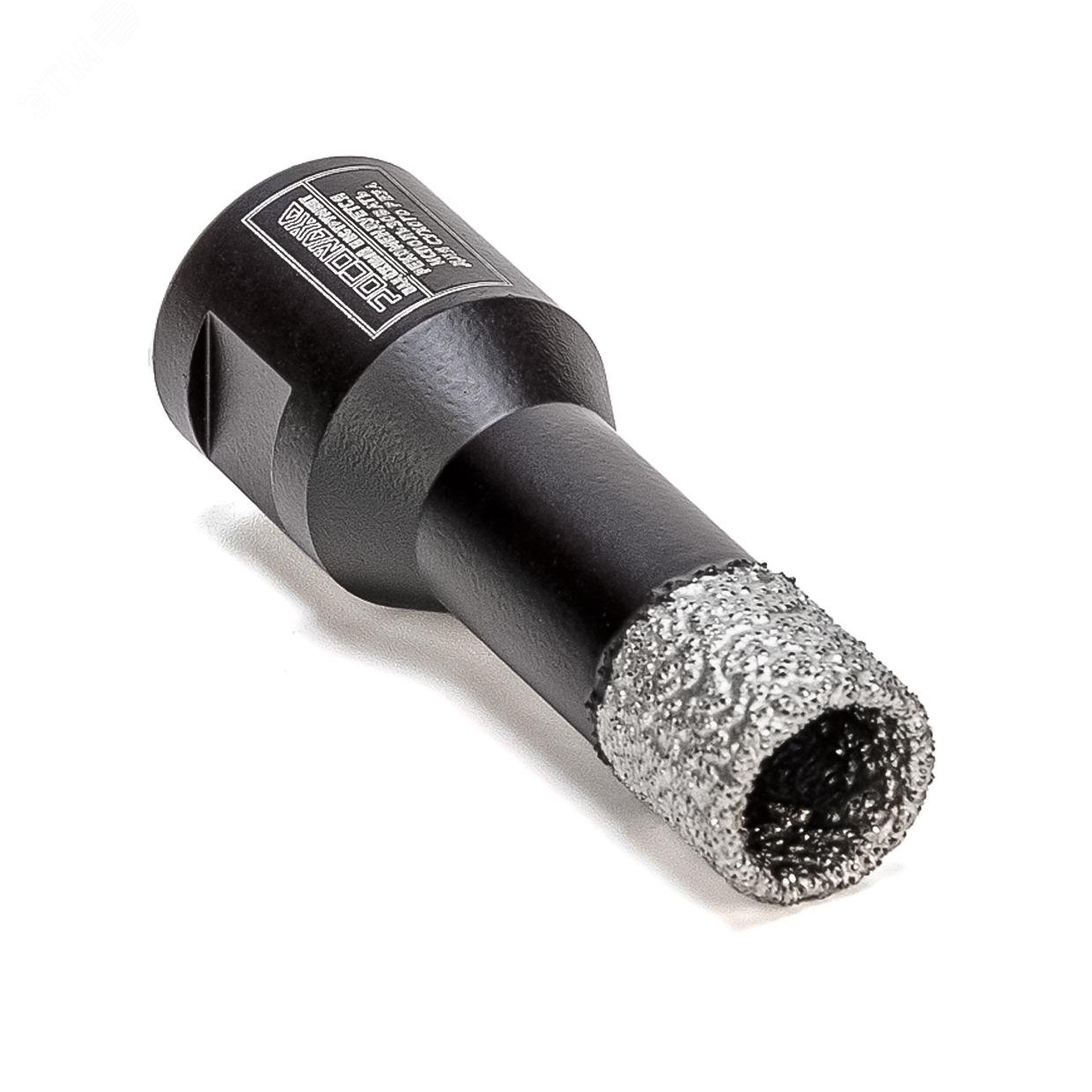 Изображение товара Коронка универсальная алмазная 16 мм, М14 для сухого реза на УШМ (шт)