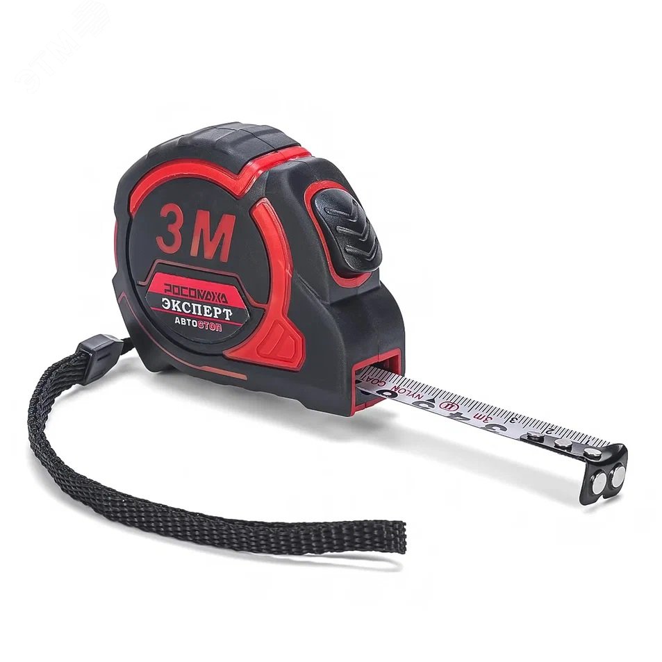 Изображение товара Рулетка ЭКСПЕРТ 3,0 м с автостопом и магнитом