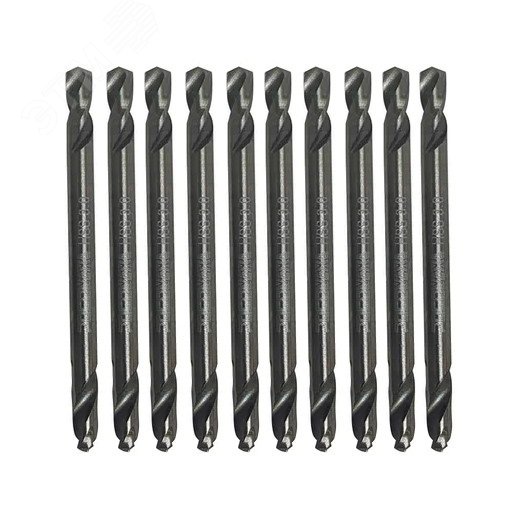 Изображение товара Набор двухсторонних сверл по металлу HSS-G, 3,0х10.46, 10 шт