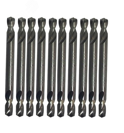 Изображение товара Сверла по металлу двухсторонние HSS-G 4,1х13х55 10 шт
