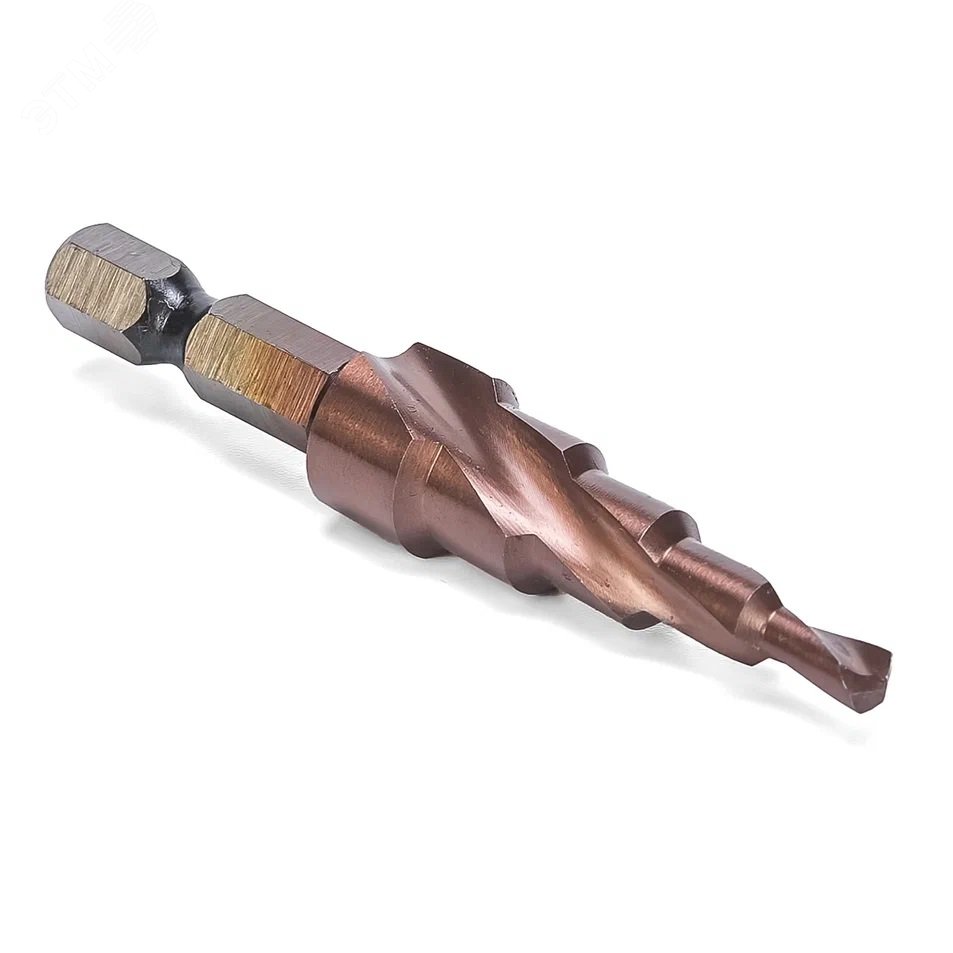 Изображение товара Сверло ступенчатое по металлу 4-12 мм 5 ступеней Extreme COBALT Росомаха