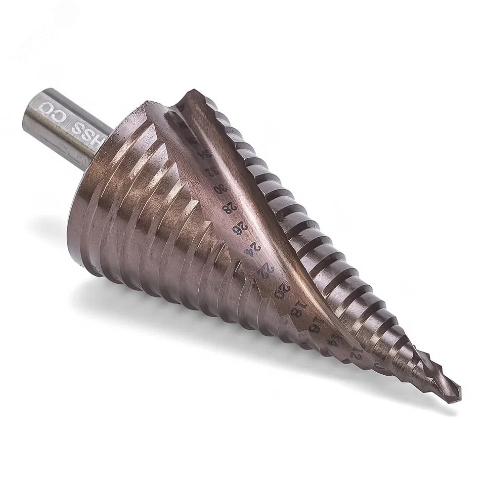 Изображение товара Сверло ступенчатое по металлу 4-40 мм, 19 ступеней Extreme COBALT (шт)