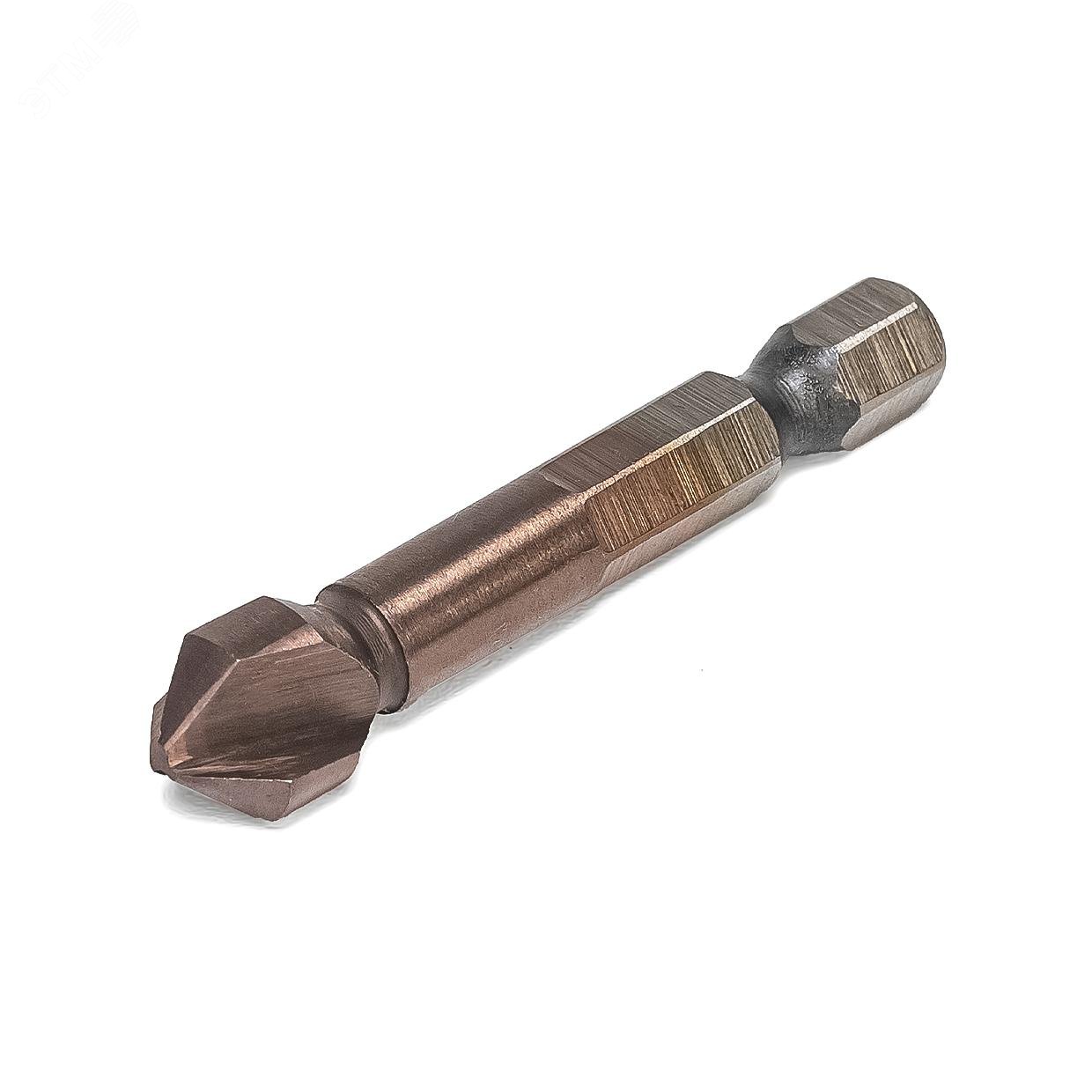 Изображение товара Зенкер конусный по металлу РОСОМАХА 10.4x50 мм HSS-G P6M5K5