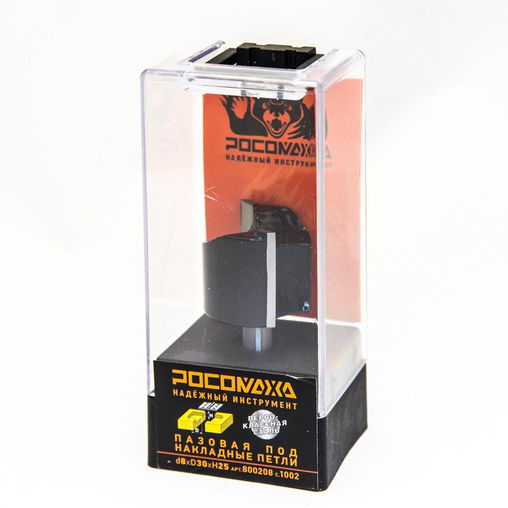 Изображение товара Фреза пазовая под накладные петли d8хD30хH25 серия 1002 (шт)