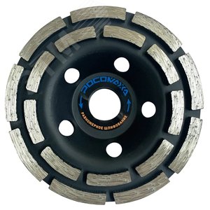 Изображение товара Чашка алмазная сегментная двухрядная по бетону 125 мм (шт)